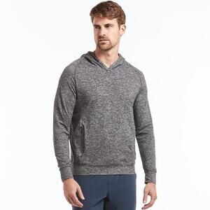 Public Rec Men’s Politan Hoodie in Heather Black (Grey) Size Large